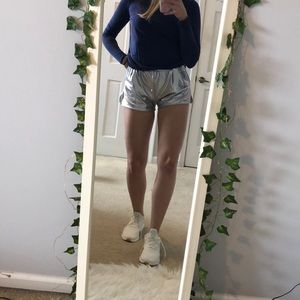 Chrome Metallic Shorts